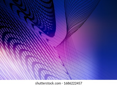 Dark Pink, Blue vector abstract bright pattern. Shining colorful illustration in smart style. New style for your business design.