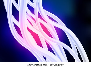 Dark Pink, Blue vector abstract blurred layout. New colored illustration in blur style with gradient. New way of your design.