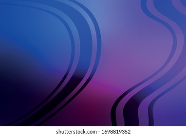 Dark Pink, Blue vector abstract layout. Colorful illustration in abstract style with gradient. Background for designs.