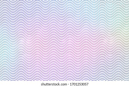 Dark Pink, Blue vector abstract pattern with circles. Geometry template for your business design. Background with colored spheres.