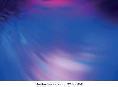 Fondo difuminado abstracto de vector azul oscuro. Ilustración abstracta brillante con diseño degradado. Nueva forma de tu diseño.