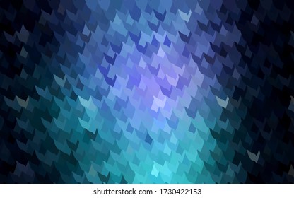 Dark Pink, Blue vector abstract textured polygonal background. Blurry rectangular design. The pattern with repeating rectangles can be used for background.