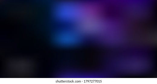 Dark pink, blue vector abstract blur background. Blurred abstract gradient illustration in simple style. Multipurpose app design.