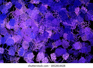 Diseño abstracto del vector azul oscuro con árboles, ramas. Ilustración creativa en estilo abstracto con árboles. Nuevo diseño para su negocio.