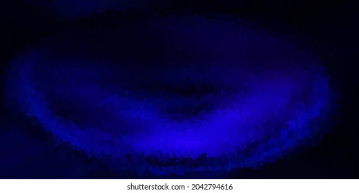 Fondo de triángulo abstracto de vector azul y rosa oscuro. Ilustración en vidrio roto con triángulos. Diseño de páginas de aterrizaje.