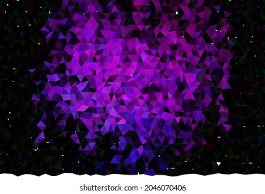 Dark Pink, Blue vector abstract mosaic backdrop. A sample with polygonal shapes. Completely new design for your business.