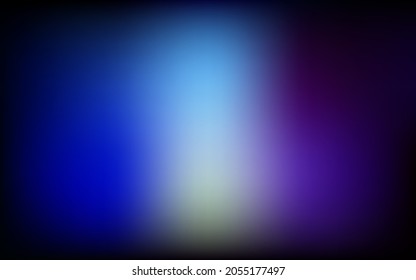 Fondo de desenfoque abstracto de vector azul y rosa oscuro. Ilustración de color abstracta en estilo borroso con gradiente. Fondo de escritorio para tus aplicaciones web.