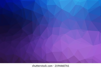 Dark Pink, Blue vector abstract mosaic background. A completely new color illustration in a vague style. New texture for your design.