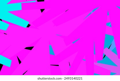 Dark Pink, Blue vector abstract background with flowers. Flowers in natural style on white background. New template for your design.