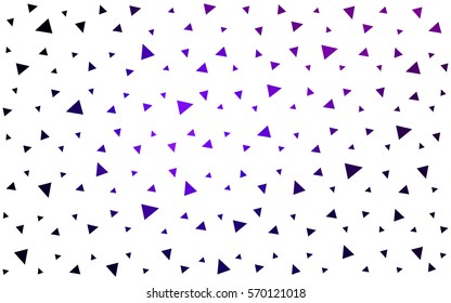 Dark Pink Blue vector abstract colorful background, which consist of triangles. Pattern with colored triangles on white background.