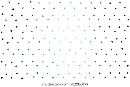 Dark Pink, Blue vector abstract colorful background, which consist of triangles. Pattern with colored triangles on white background.