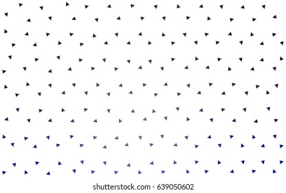 Dark Pink, Blue vector abstract colorful background, which consist of triangles. Pattern with colored triangles on white background.