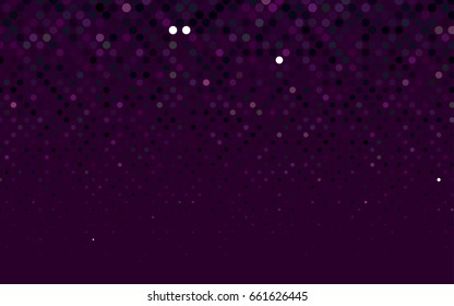 Dark Pink, Blue vector abstract pattern with circles. Geometry template for your business design. Background with colored spheres.