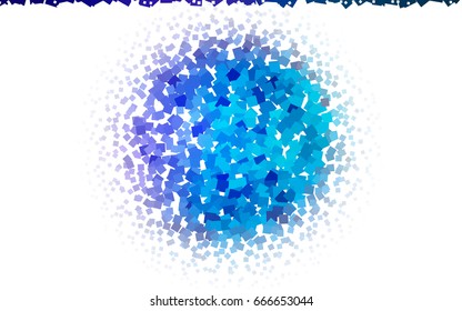 Dark Pink, Blue vector abstract textured polygonal background. Blurry rectangular design. The pattern with repeating rectangles can be used for background.