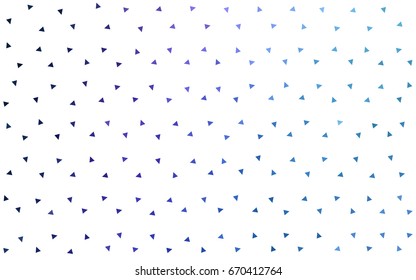 Dark Pink, Blue vector abstract colorful background, which consist of triangles. Pattern with colored triangles on white background.