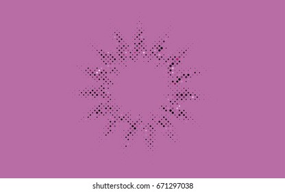 Dark Pink, Blue vector abstract pattern with circles. Geometry template for your business design. Background with colored spheres.