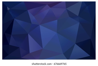 Dark Pink, Blue vector abstract textured polygonal background. Blurry triangle design. Pattern can be used for background.