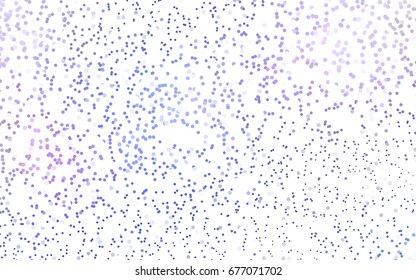 Dark Pink, Blue vector abstract pattern with circles. Geometry template for your business design. Background with colored spheres.