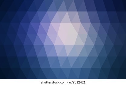 Dark Pink, Blue vector abstract textured polygonal background. Blurry triangle design. Pattern can be used for background.