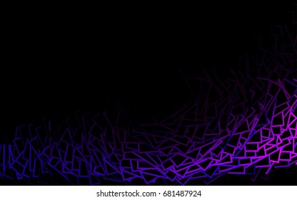Dark Pink, Blue vector abstract textured polygonal background. Blurry rectangular design. The pattern with repeating rectangles can be used for background.