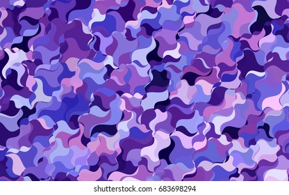 Dark Pink, Blue vector abstract blurred background. Colorful illustration in abstract cranked style with gradient. The template can be used as a background for cell phones.