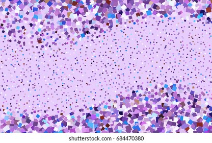 Dark Pink, Blue vector abstract textured polygonal background. Blurry rectangular design. The pattern with repeating rectangles can be used for background.