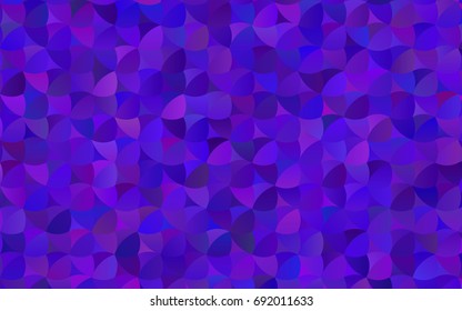 Dark Pink, Blue vector abstract pattern with circles. Geometry template for your business design. Background with colored spheres.