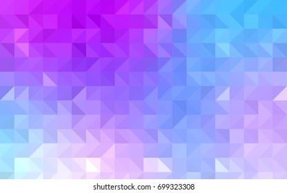 Dark Pink, Blue vector abstract polygonal template. Shining colored illustration in a brand-new style. The template can be used as a background for cell phones.