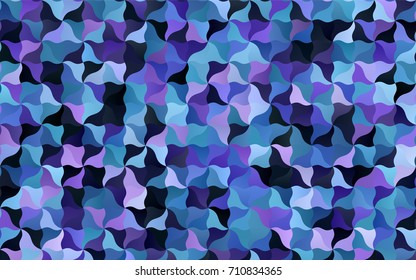 Dark Pink, Blue vector abstract blurred template. Creative illustration in halftone arched style with gradient. A completely new design for your business.