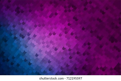 Dark Pink, Blue vector abstract cambered background. Shining illustration, which consist of curved lines. The polygonal design can be used for your web site.