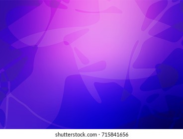 Dark Pink, Blue vector abstract doodle pattern. Decorative shining childish illustration with doodles on abstract template. The pattern can be used for heads of websites and designs.