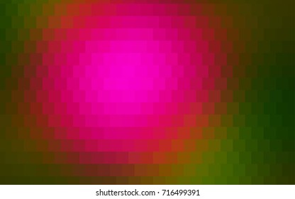 Dark Pink, Blue vector abstract textured polygonal background. Blurry rectangular design. The pattern with repeating rectangles can be used for background.