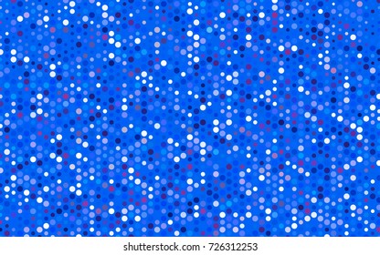 Dark Pink, Blue vector abstract pattern with circles. Geometry template for your business design. Background with colored spheres.