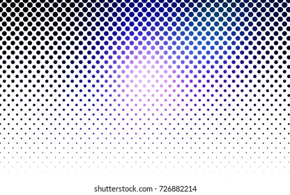 Dark Pink, Blue vector abstract pattern with circles. Geometry template for your business design. Background with colored spheres.