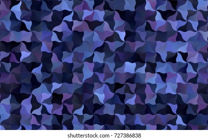 Dark Pink, Blue vector abstract cambered background. Colorful illustration in abstract cranked style with gradient. Brand-new design for your business.