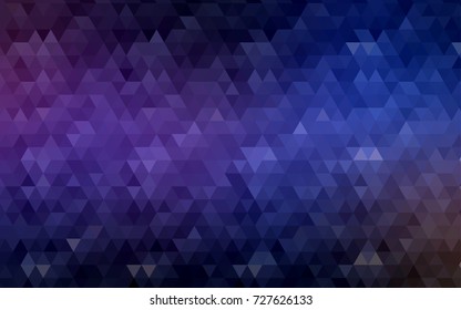 Dark Pink, Blue vector abstract mosaic background. An elegant bright illustration with gradient. A completely new template for your business design.