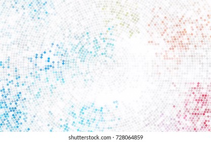Dark Pink, Blue vector abstract textured polygonal background. Blurry rectangular design. The pattern with repeating rectangles can be used for background.
