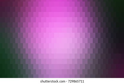 Dark Pink, Blue vector abstract textured polygonal background. Blurry rectangular design. The pattern with repeating rectangles can be used for background.