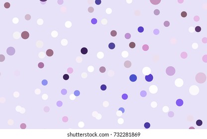 Dark Pink, Blue vector abstract pattern with circles. Geometry template for your business design. Background with colored spheres.