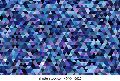Dark Pink, Blue vector abstract mosaic template. Creative geometric illustration in Origami style with gradient. The polygonal design can be used for your web site.