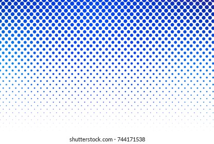 Dark Pink, Blue vector abstract pattern with circles. Geometry template for your business design. Background with colored spheres.