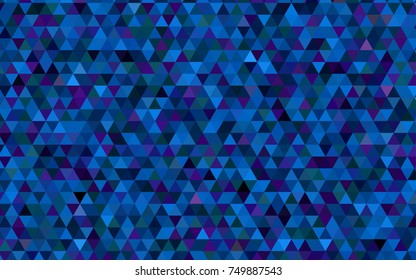 Dark Pink, Blue vector abstract mosaic template. A vague abstract illustration with gradient. A new texture for your design.