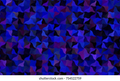 Dark Pink, Blue vector abstract blurred template. Shining crooked illustration in a brand-new style. The elegant pattern can be used as part of a brand book.