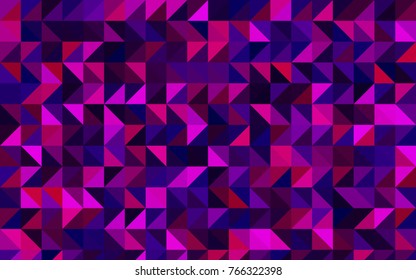 Dark Pink, Blue vector abstract mosaic background. Creative geometric illustration in Origami style with gradient. The elegant pattern can be used as part of a brand book.