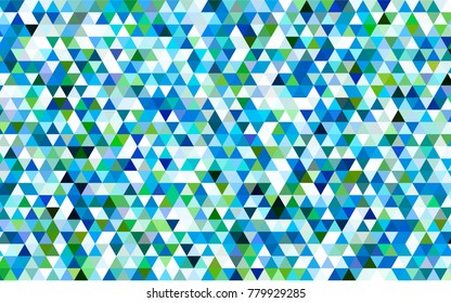 Dark Pink, Blue vector abstract mosaic template. Colorful abstract illustration with gradient. A new texture for your design.