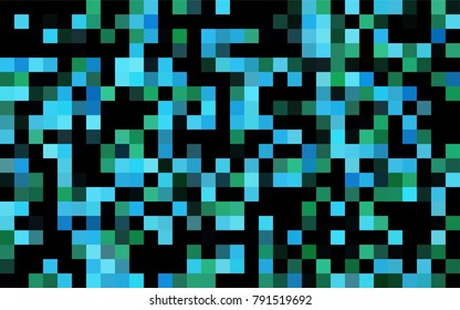 Dark Pink, Blue vector abstract textured polygonal background. Blurry rectangular design. The pattern with repeating rectangles can be used for background.
