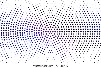 Dark Pink, Blue vector abstract pattern with circles. Geometry template for your business design. Background with colored spheres.