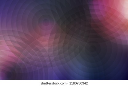 Dark Pink, Blue vector backdrop with dots. Blurred decorative design in abstract style with bubbles. Completely new template for your brand book.