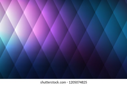Dark Pink, Blue vector backdrop with rectangles, squares. Decorative design in abstract style with rectangles. Modern template for your landing page.