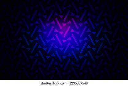 Dark Pink, Blue vector backdrop with lines, triangles. Beautiful illustration with triangles in nature style. Pattern for commercials.